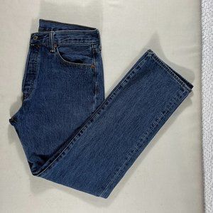 Levi's Men's Blue Jeans 505 Straight Leg Size 32 x 32